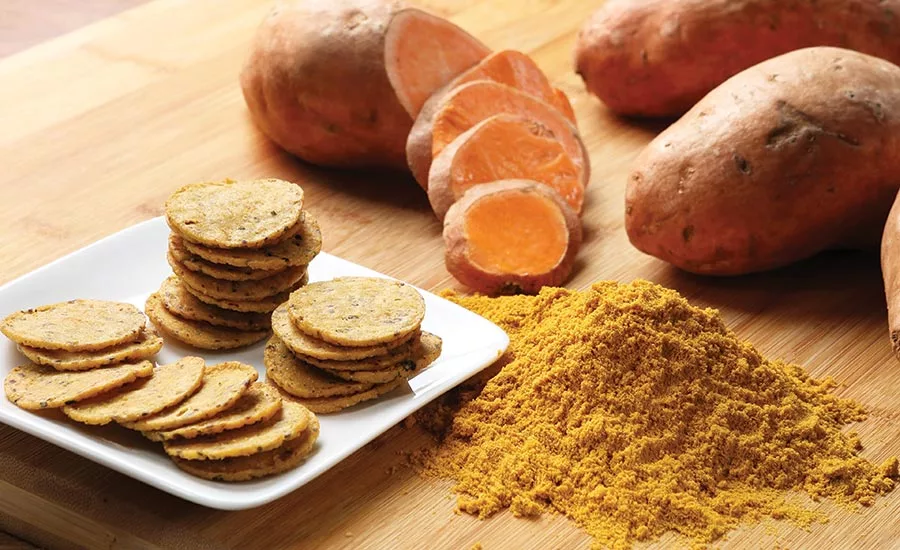 Sweet Potato Crackers