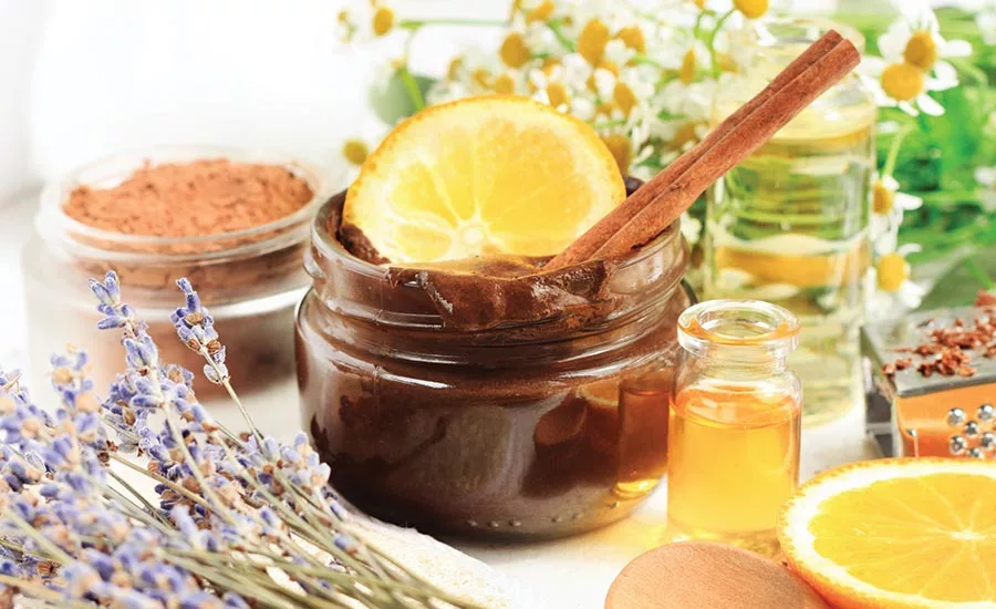 Jar of Caramel Infused with Cinnamon Stick