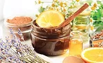 Jar of Caramel Infused with Cinnamon Stick