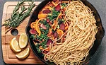 Spaghetti Made from Chickpea Flour