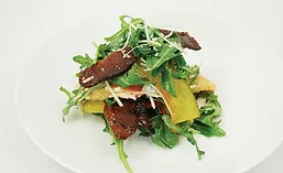 Bourbon Bacon Peach Salad
