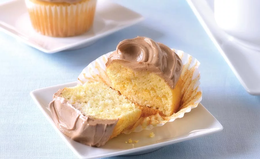 Vanilla Cupcake with Chocolate Frosting