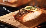Salmon Filet with Soy Sauce Powder