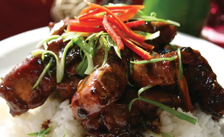 Riblets on Rice