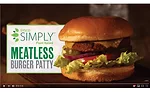 Sysco Simply Plant-Based Meatless Burger Patty
