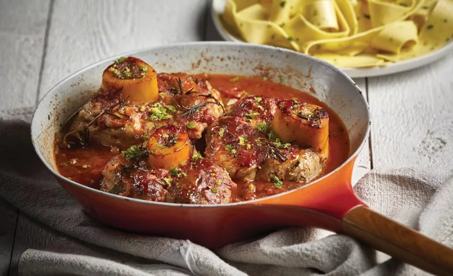 Meat in Pan