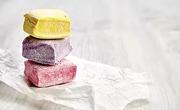 Colorful Square Marshmallows