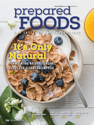 Prepared Foods November 2020 Cover