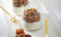 Caramel Pecan Granola and Yogurt