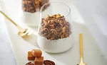 Caramel Pecan Granola and Yogurt