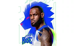 LeBron James and MTN DEW RISE ENERGY