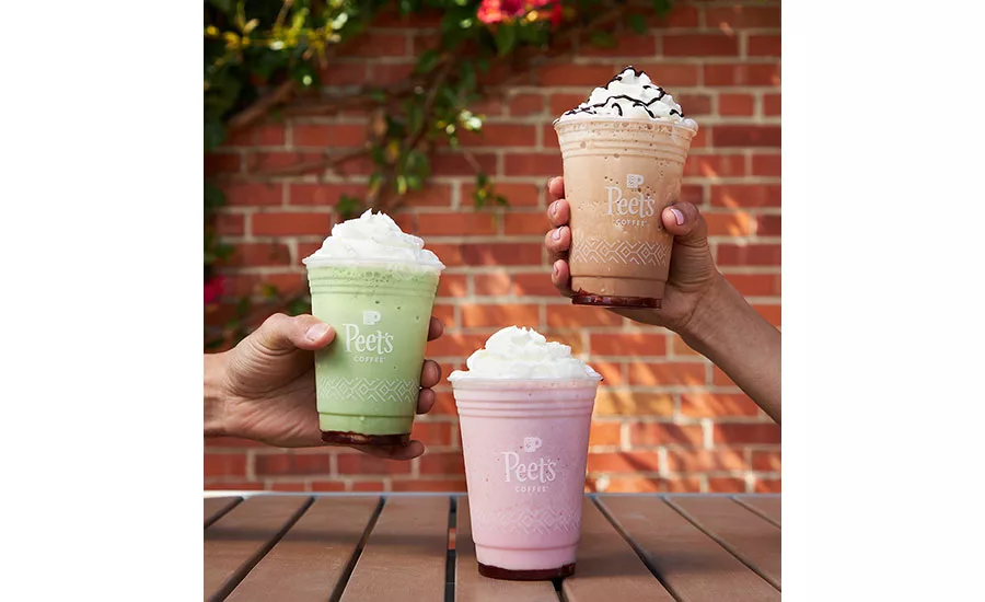 Peet's Coffee Summer of Strawberries Frappés