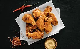 Fried Chicken with Sweet Red Chili Sauce