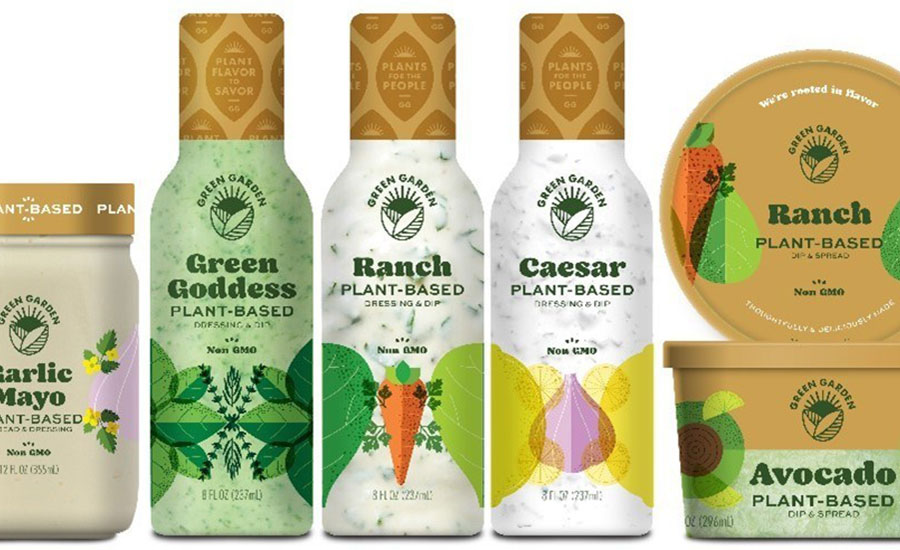Green Garden Plant-Based Dressings, Dips and Mayos