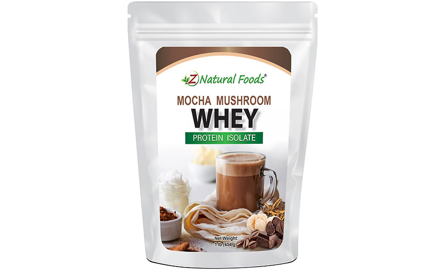 Z Natural Foods Mocha Mushroom Whey Protein
