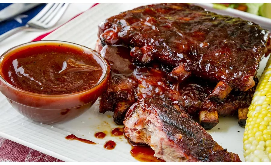 Ribs with Bourbon BBQ Sauce