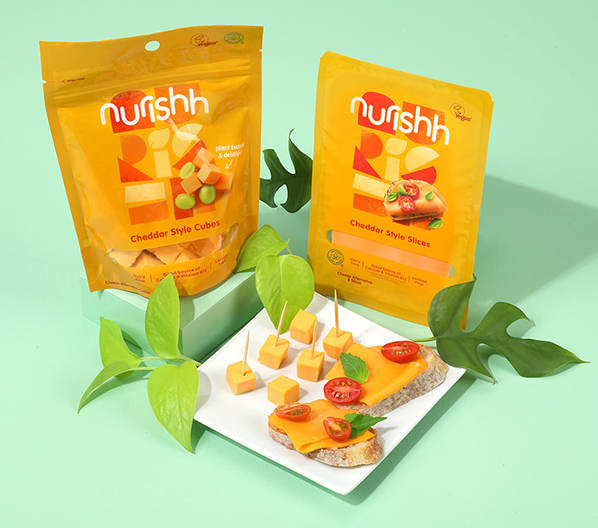 Bel Brands Nurishh Alternative Cheese Cubes