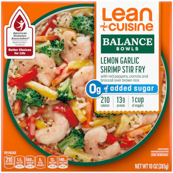 Lean Cuisine Balance Bowls Lemon Garlic Shrimp Stir Fry