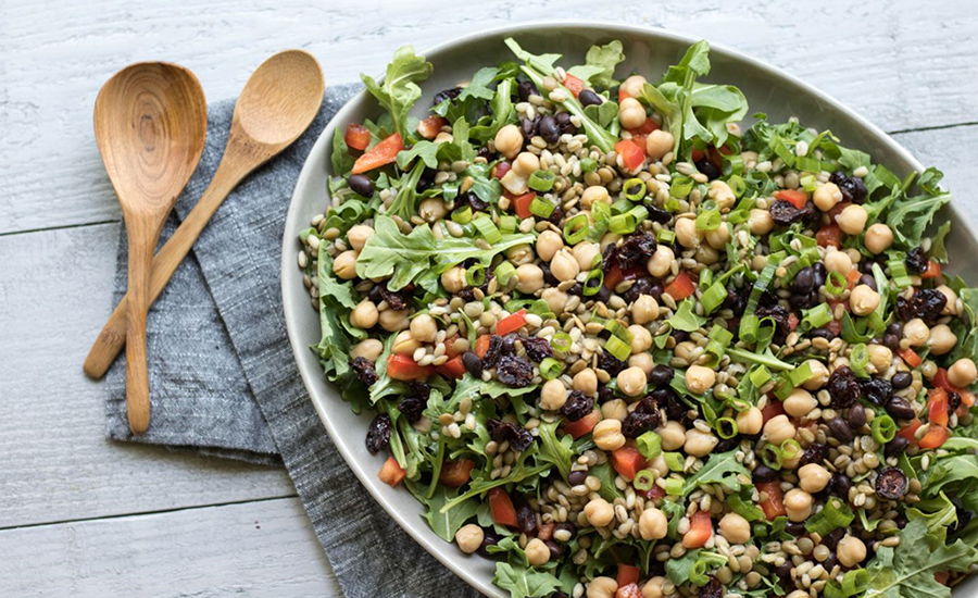high fiber and high protein meal