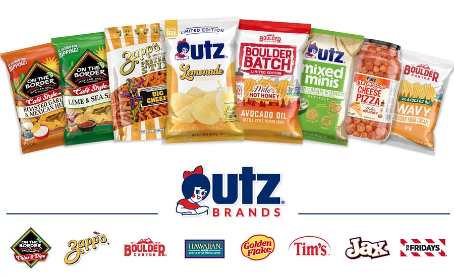 Utz, Zapp’s, Boulder Canyon and On The Border lines.