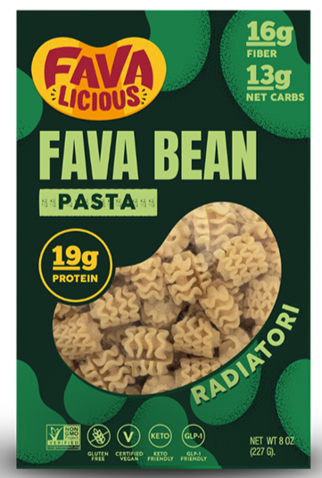 Favalicious fava bean-based pasta