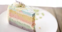 Pastel colored cake