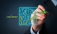 Path between customer and needs