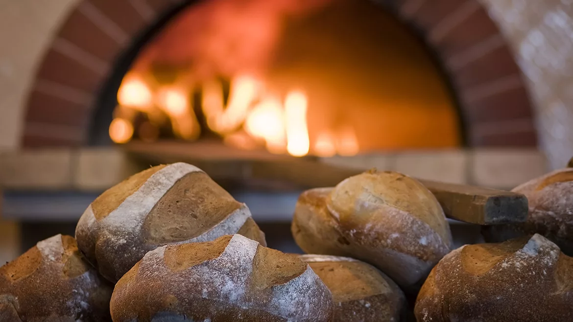 Bread from a wood-fired oven
