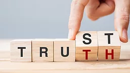 Trust /Truth letter blocks