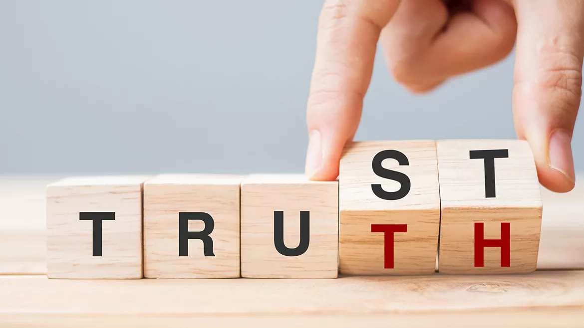 Trust /Truth letter blocks