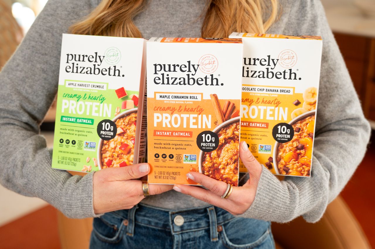 Purely Elizabeth Creamy and Hearty instant oatmeals