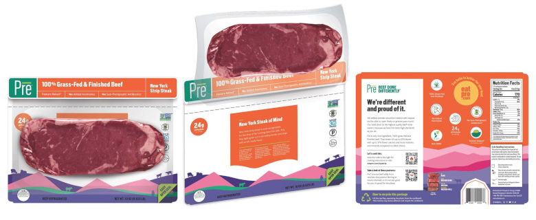 New packaging showcases meat portions