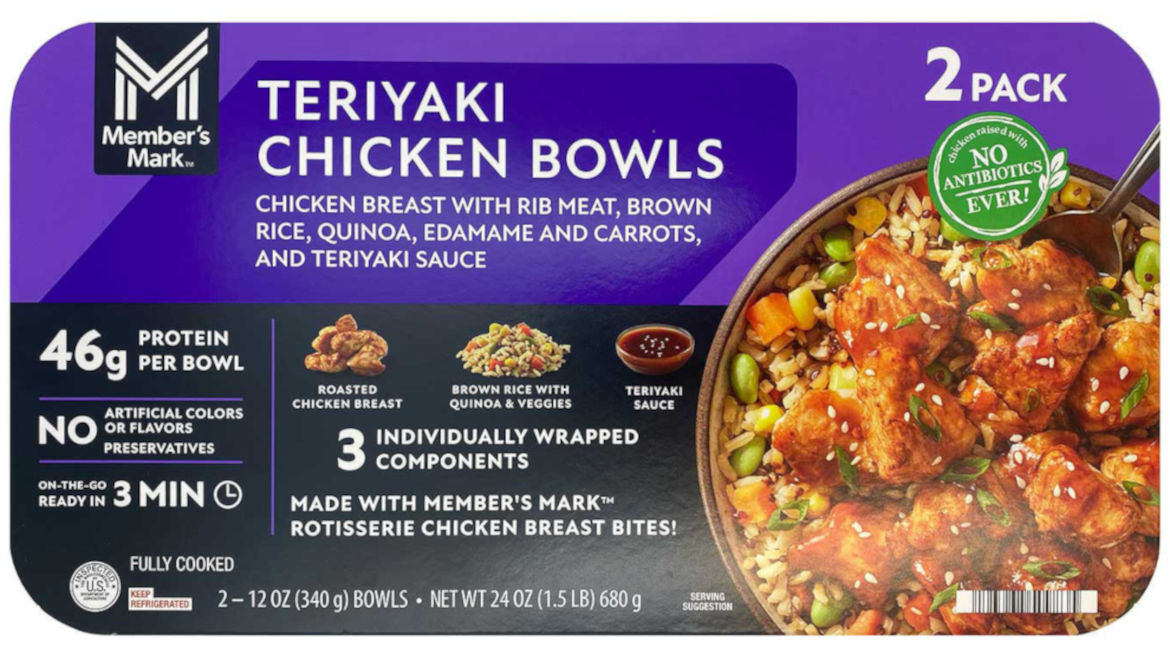 Sam’s Club Member’s Mark Chicken Teriyaki Bowls