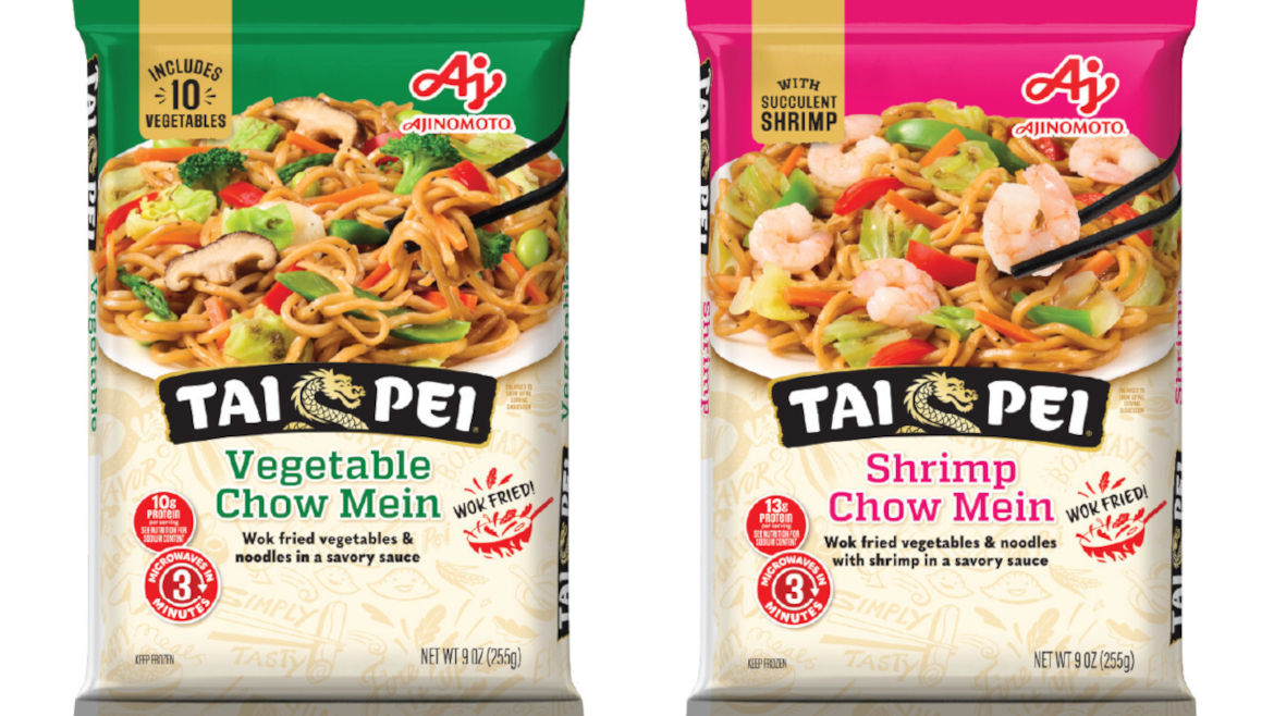 ai Pei Shrimp Chow Mein and Tai Pei Vegetable Chow Mein