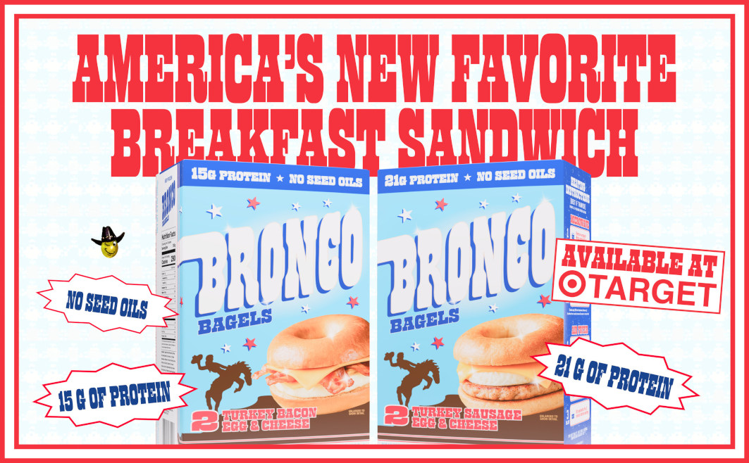 BRONCO Bagel Sandwiches