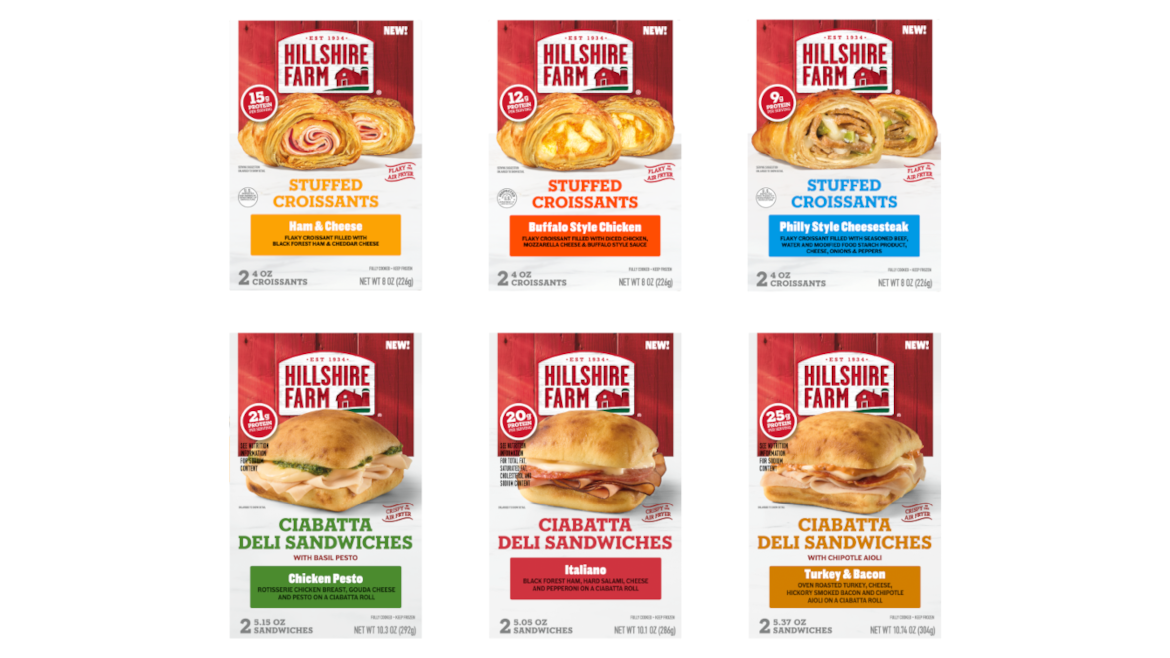 Hillshire Farm Stuffed Croissants and Ciabatta Deli Sandwiches