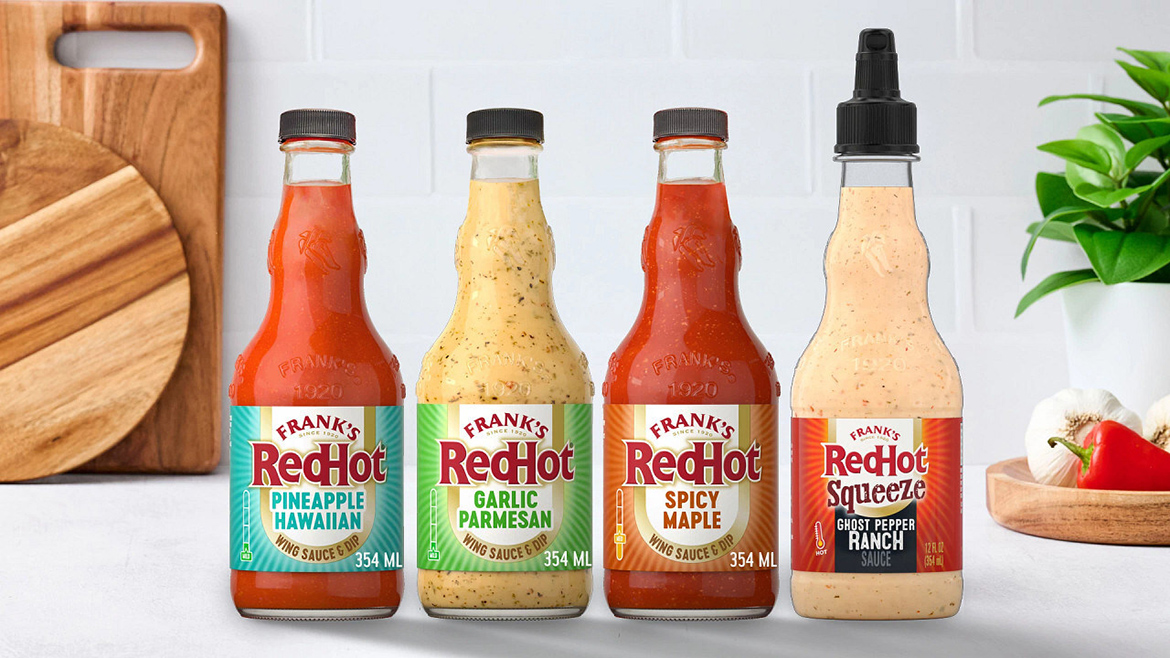 Frank’s RedHot wing sauces and dips