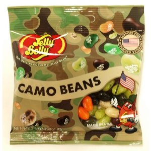 Jelly Belly Camo Beans in body