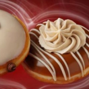 Krispy Kreme coffee doughnuts in body