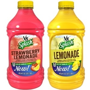 V8 Splash Lemonade in body