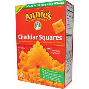 Annie's cheddar Squares