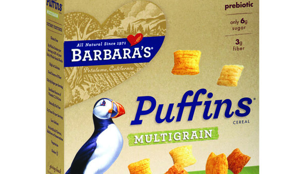 Barbara's Puffins multigrain, gluten-free cereal