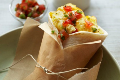 egg & cheese breakfast burrito