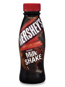 hersheys milk shake botle, new product
