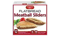Sandwich Bros. Flatbread Meatball Sliders