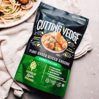 Bag of Cutting Vedge Plant-Based Sliced Sausage