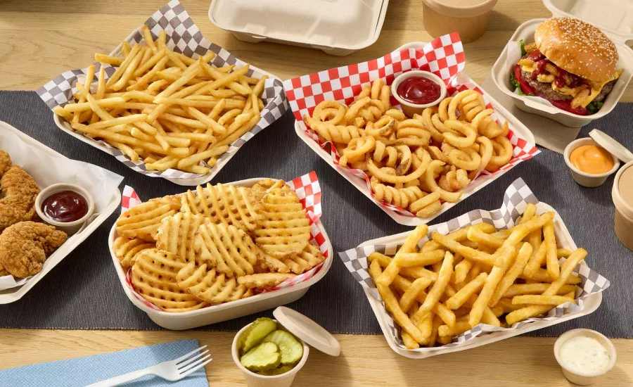 Tablescape of SureCrisp French Fries