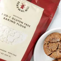 Renewal Mill Package of Baking Flour and Cookies on Plate