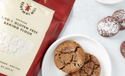 Package of Renewal Mill Baking Flour and Array of Cookies