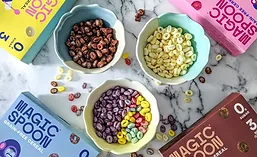 Three Bowls and Four Boxes of Magic Spoon Cereal